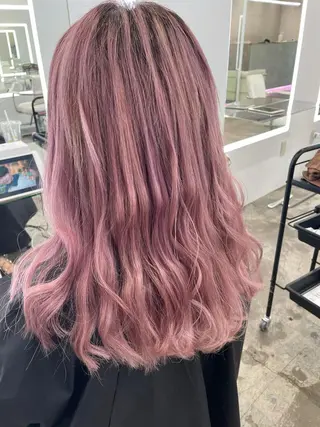 ロング カラー 韓国×網紅ヘア 🤍りん🤍のヘアスタイル