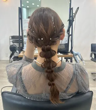 ヘアアレンジ suehiro yunaのヘアスタイル