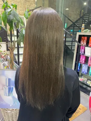 ロング カラー ヘアアレンジ TSUNA 🌙 Lim 五反田のマツエク・マツパデザイン