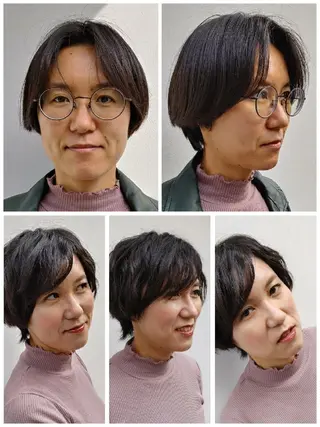 ショート ヘアアレンジ HORI 　tのヘアスタイル