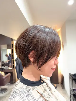 ショート カラー お悩み改善 美容師✂鷲田竜也のヘアスタイル