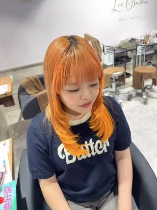 セミロング LUPI harukaのヘアスタイル
