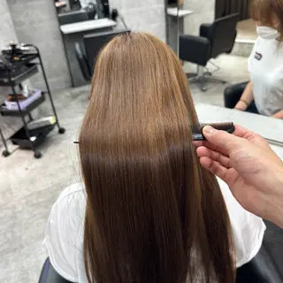 ロング カラー 新宿/顔周りカット/ レイヤー/がっきーのヘアスタイル
