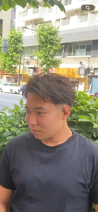 パーマ ヘアアレンジ メンズ 20代〜40代 大塚🌱松原大将のヘアスタイル