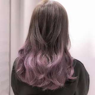 セミロング カラー miyu /トレンド カラー×艶髪のヘアスタイル