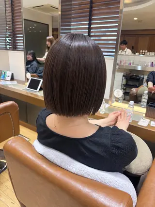 ショート カラー 顔まわり/透け感 カラー/青栁優🔆のヘアスタイル