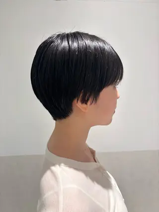 ショート カラー パーマ ヘアアレンジ 押切 響　のヘアスタイル