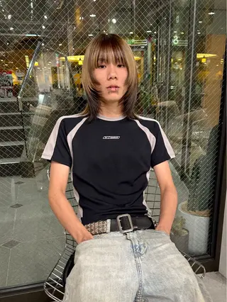 ミディアム メンズ BLANCO nao.のヘアスタイル