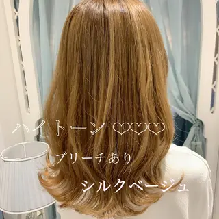 セミロング カラー 韓国ヘア特化型美容師 カワノマイ🇰🇷のヘアスタイル
