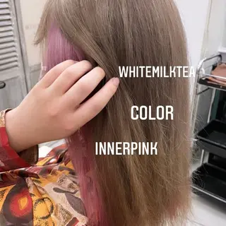 ショート カラー エクステ🩵ブリーチ 韓国ヘア🩵KAEのヘアスタイル