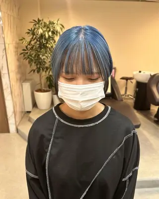 ショート カラー ハイトーン×似合わせ 🌱中川慎之介のヘアスタイル