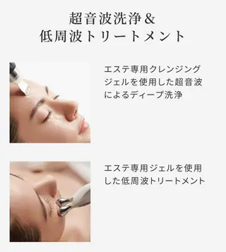 フェイシャルエステ 毛穴美白ハリくすみのエステ・リラクイメージ