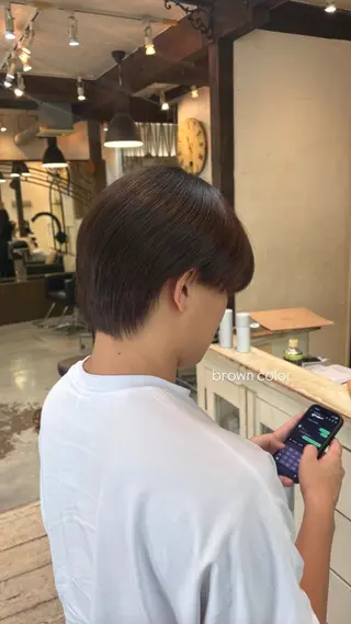 カラー メンズ 工藤 暖 /縮毛矯正のヘアスタイル
