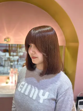 カラー 横浜/レイヤー/ボブ shiira👼🏻のヘアスタイル