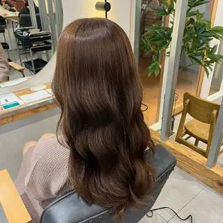 ロング 冨田 悠稀/ 髪質改善縮毛&カラーのヘアスタイル
