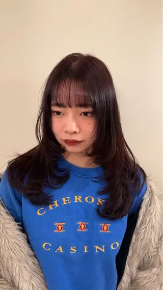 カラー ピエドプール NINAのヘアスタイル