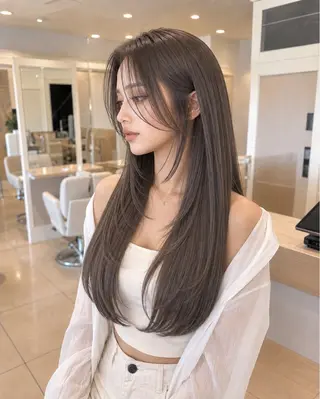 ロング パーマ 金子 直樹のヘアスタイル
