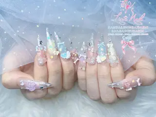 ロング Linanail Nambaのマツエク・マツパデザイン