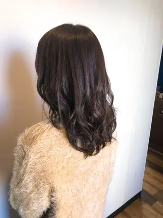 ミディアム カラー ヘアアレンジ 藤尾 僚平のヘアスタイル