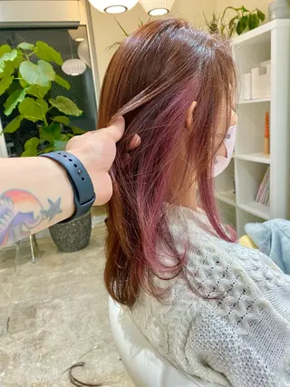 ロング Sabby氏川洸希 パーマのヘアスタイル