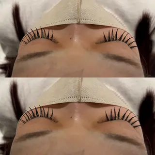 マツエク・マツパ 暖色カラー/ パリジェンヌ💟みくのヘアスタイル