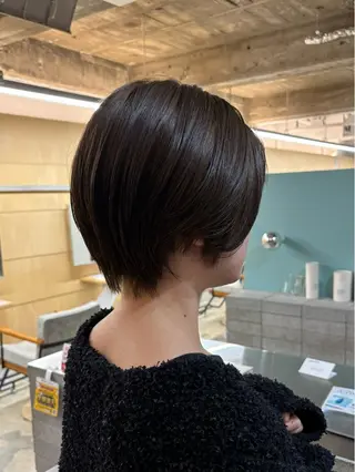 ショート 髪質改善カラー cipre 唯舞のヘアスタイル