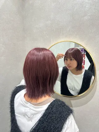 ミディアム 小寺 唯希のヘアスタイル