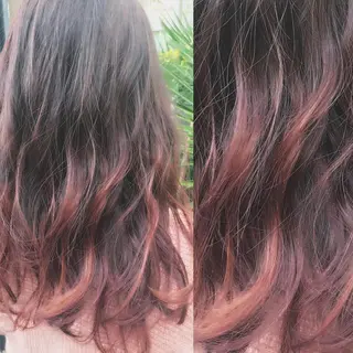 セミロング カラー 上條 航平のヘアスタイル