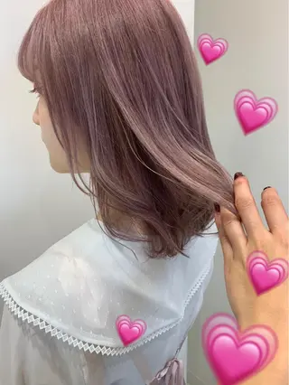 ミディアム カラー 新宿駅近♡個室 ♡関口三都季🌜のヘアスタイル