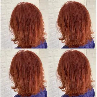 ミディアム カラー ハイトーン/ブリーチ 山崎 悠次のヘアスタイル