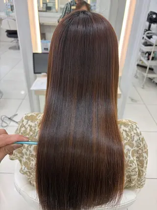 ロング ✨圧倒的ツヤ髪✨ 縮毛矯正👑間宮👑のヘアスタイル