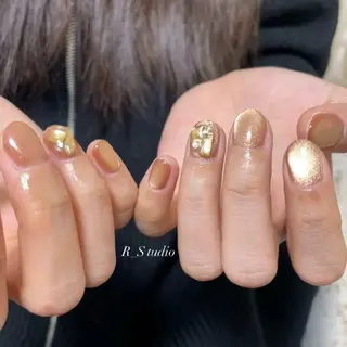 ネイル ネイル💕& まつ毛パーマのネイルデザイン