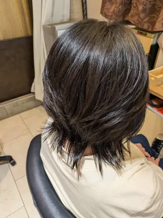ミディアム 塚原 友紀子のヘアスタイル