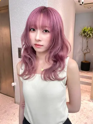 ロング カラー 香月 元希のヘアスタイル