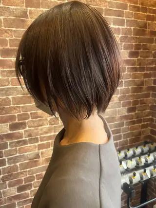 ショート カラー パーマ ヘアアレンジ メンズ キッズ ネイル マツエク・マツパ アイブロウ 久木原 ゆりのヘアスタイル