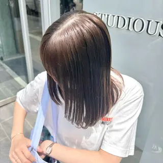 ミディアム カラー ayaka♡ 柔らかカラーのヘアスタイル