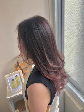 ロング カラー . NANAのヘアスタイル