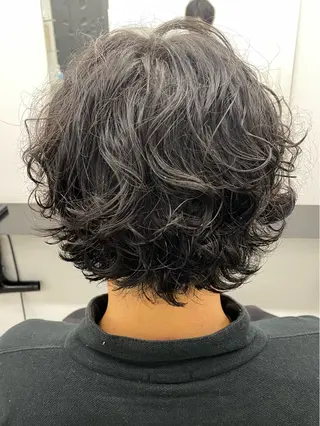 ミディアム パーマ メンズ ［似合わせヘア］ ✂︎OGURO✂︎のヘアスタイル