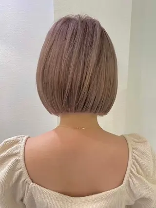 ショート 髪質改善/韓国ヘア /透明感カラー🧸のヘアスタイル