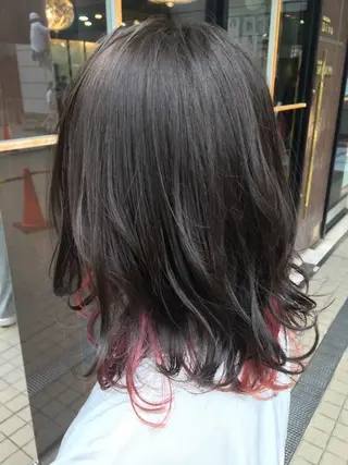 ミディアム カラー MODEK's阿倍野 伊藤サダキのヘアスタイル