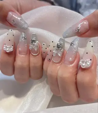 ロング カラー Bling Salonのネイルデザイン