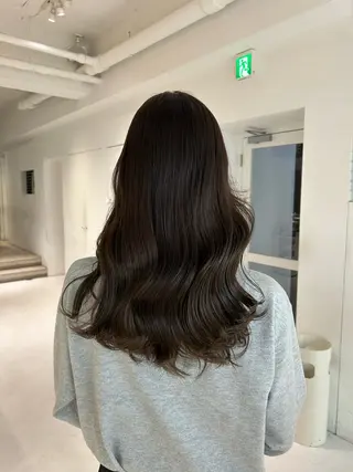ミディアム 透明感color ˚✧₊amuのヘアスタイル