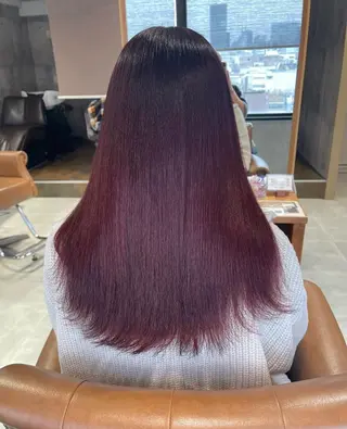 ロング カラー ヘアアレンジ 宇都宮美容室 ちなのヘアスタイル