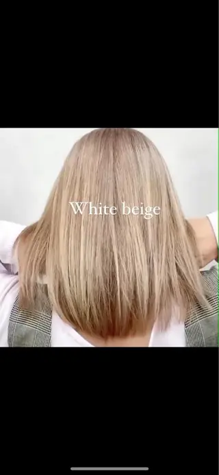 ショート カラー ハイトーン特化サロン 代表　中谷蓮のヘアスタイル
