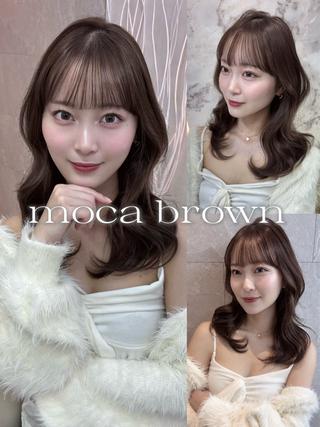 セミロング カラー ヘアアレンジ ️🫧中島遼香🫧 艶カラー/髪質改善のヘアスタイル