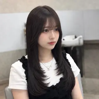 ロング ✨レイヤーカット✨ 顔まわり✂️鎌倉楓麻のヘアスタイル