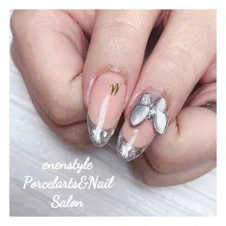 ミディアム ネイル 🐾enen style 🐾のネイルデザイン