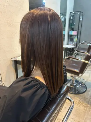 ミディアム パーマ 桜田 修未のヘアスタイル