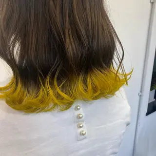 ミディアム カラー ヘアアレンジ MOE /Zina横浜2ndのヘアスタイル