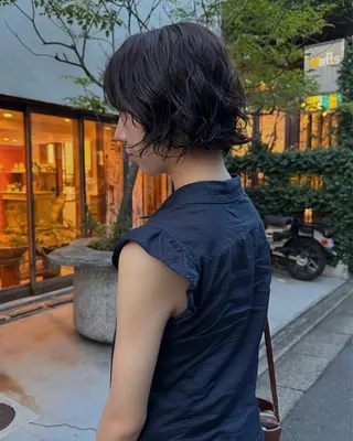 ミディアム ナチュラルモード 川田大輝のヘアスタイル